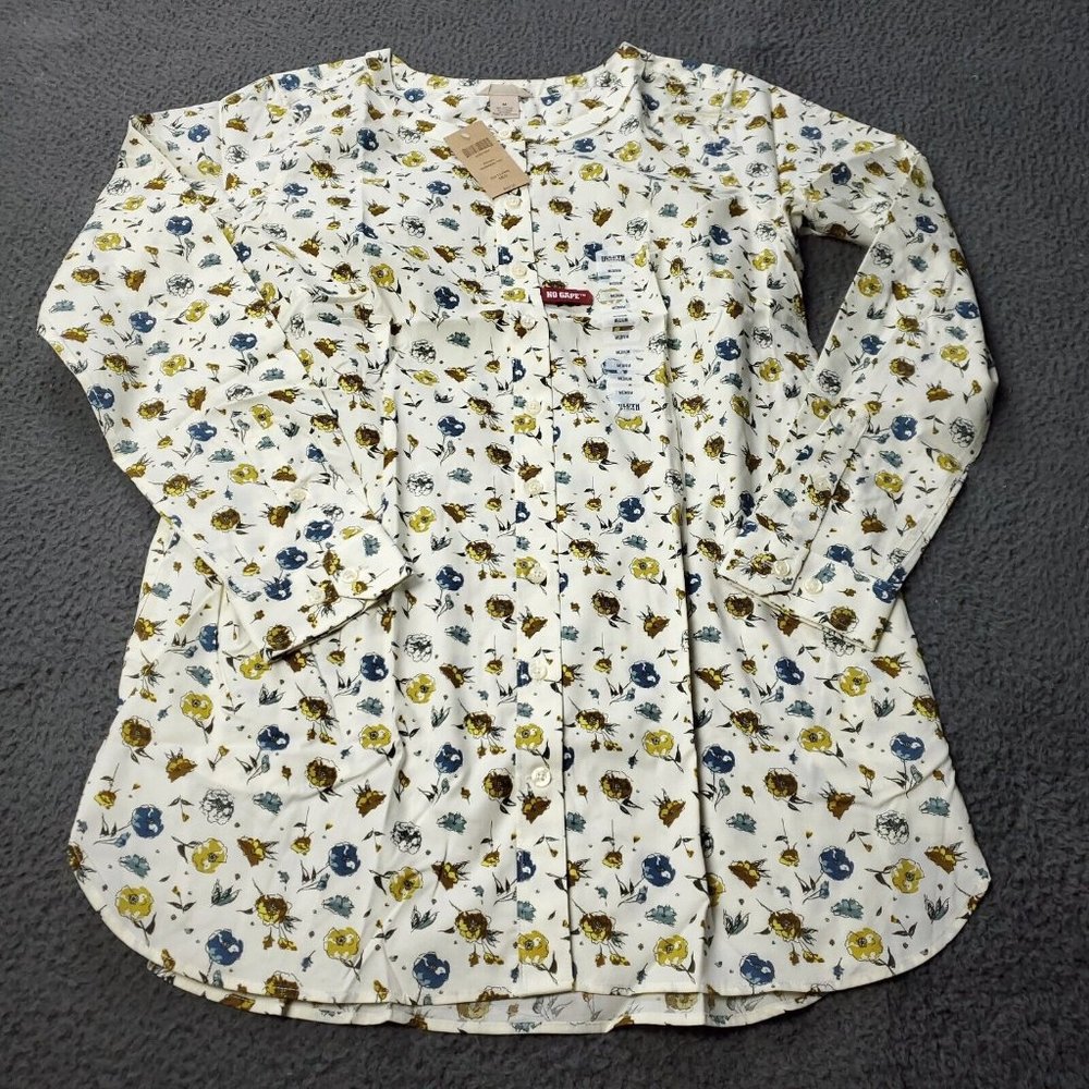 NEW $69.50 Duluth Wrinklefighter Button Shirt Multicolor Womens Size M Medium - Picture 2 of 7